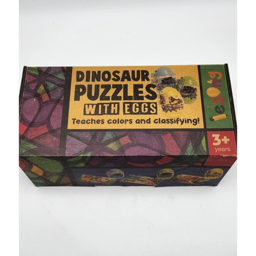 Lesong Dinosaur Jigsaw Puzzles for Kids Ages 4-8, 3 Pack 60 Pieces Puzzle...